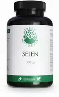 Green Naturals Selen 300 Μg Rein Pflanzl Vegan Kps 180 st