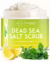 Naturals Körperpeeling Body Scrub Lemon Mint Natürliches Körperpeeling mit Totem Meer Salz