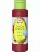 Hela Gewürzketchup Curry Delikat 30% Weniger Zucker