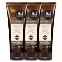 Hello Nature Body Milk Lotion für Körperpflege mit Kokosöl Bio