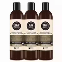 Hello Nature Conditioner für Haarpflege mit Kokosöl Bio Vegan
