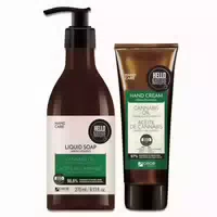 Hello Nature Handcreme und Handseife Set für Handpflege mit Hanföl