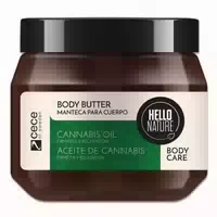 Hello Nature Körperbutter Body Butter für Hautpflege Cannabis Hanföl