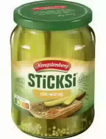 Hengstenberg Sticksi Gurkenviertel Süß Würzig