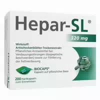 Hepar Sl 320 Mg Hartkapseln 200 St Hartkapseln