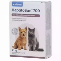 Hepatosan 700 Tabletten Ergänzungsfuttermittel für Kleine Hunde und Katzen