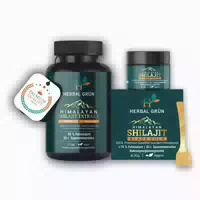 Mumijo Shilajit Harz & Shilajit Kapseln Bundle Hochdosiert 0 Set