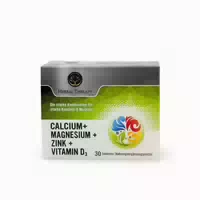 Herbal Therapy Kalzium 160 mg mg 150 mg Zink 5 mg Vitamin D3 Μg