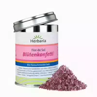Herbaria Blütenkonfetti Flor De Sal Salz Bio 60 g