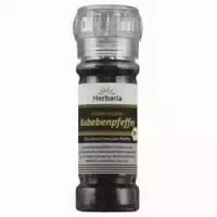 Indonesischer Kubebenpfeffer In Der Gewürzmühle