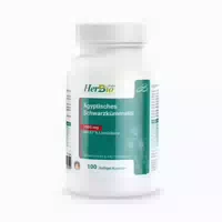 Herbbio Ägyptisches Schwarzkümmelöl Hochdosiert 1000mg 100 St