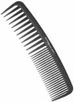 Hercules Sägemann Carbon Strähnchenkamm C13 Anthrazit 7½