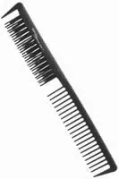 Hercules Sägemann Carbon Toupierkamm mit Naturborsten C10 Anthrazit 9