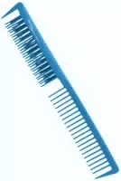 Hercules Sägemann Carbon Toupierkamm mit Naturborsten C10 Blau 9