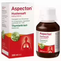 Aspecton Hustensaft bei Husten und Akuter Bronchitis