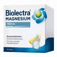 Biolectra Magnesium 150 Mg Zitrone Brausetablette Vegan 20 St