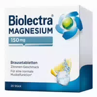 Biolectra Magnesium 150 mg Zitrone Brausetablette Vegan 20 st