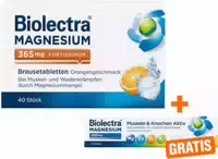 Biolectra Magnesium 365 mg Fortissimum Orangengeschmack 20 Brausetabletten