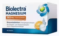 Biolectra Magnesium 365mg Fortissimum Orange 40 St Brausetabletten