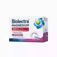 Biolectra Magnesium 400 Mg 3 Phasen Depot, Mit B Vitaminen 30 St