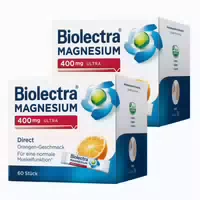 Biolectra Magnesium 400 mg Doppelpack 2x60 st
