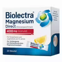 Biolectra Magnesium 400mg Ultra Direct Zitrone 40 st Pellets