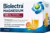 Biolectra Magnesium 486 mg Intens 20 st Pulver zur Herstellung einer Lösung zum Einnehmen