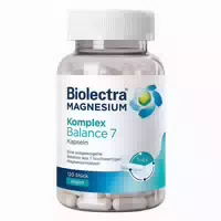 Biolectra Magnesium Komplex Balance 7 Kapseln 120 st