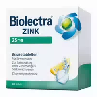 Biolectra Zink 25mg 20 St Brausetabletten