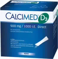 Calcimed D3 500 mg 1000 I E Direct Granulat 120 Beutel
