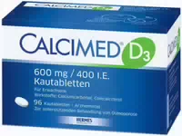 Calcimed D3 600 mg 400 I E Kautabletten 96 st