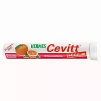 Hermes Cevitt Calcium Blutorange Brausetabletten 20 St Brausetabletten