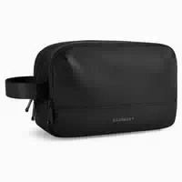 Herren Reise Kulturtasche Wasserabweisendes Dopp Kit Schwarz 1 st