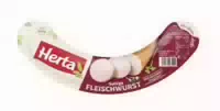 Herta Saftige Fleischwurst mit Knoblauch, Geräuchert