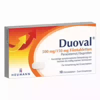 Duoval 500 mg 150 mg Filmtabletten 10 st
