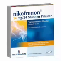 Nikofrenon 7 Mg 24 Stunden Pflaster, 14 St 14 St Pflaster Transdermal