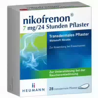 Nikofrenon 7 Mg 24 Stunden Pflaster, 28 St 28 St Pflaster Transdermal