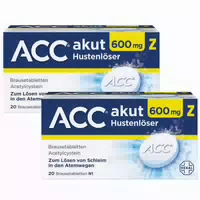 Acc Akut 600 mg bei Husten Schleimlöser bei Husten, 1 Brausetablette Täglich