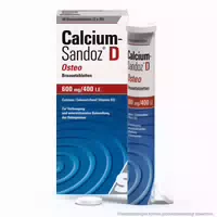 Calcium Sandoz D Osteo 600mg 400 I E 40 st Brausetabletten