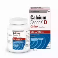 Calcium Sandoz D Osteo 500mg 400 I E 120 st Kautabletten