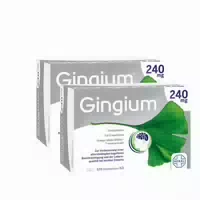 Gingium 240 mg Doppelpack 2x120 st Filmtabletten