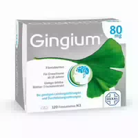 Gingium 80 mg 120 st Filmtabletten