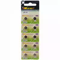 Hi Watt Hi Watt Alkaline Batterien Ag3 Lr41 10 Stck Silber