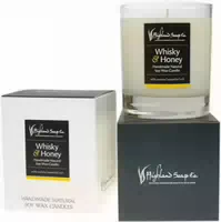 Highland Soap Soya Wax Candles 30cl Whisky & Honey