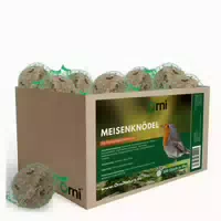 Orni Meisenknödel 100 Stück mit Netz und Sonnenblumenkernen | Leckere Meisenknödel für Heimische Wildvögel 0,5 kg