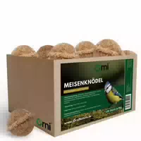 Orni Meisenknödel 100 Stück mit Netz und Sonnenblumenkernen | Leckere Meisenknödel für Heimische Wildvögel 0,5 kg