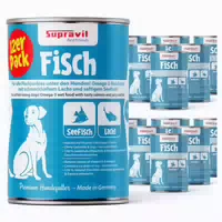 Supravit Hundenassfutter mit Fisch 12 X 410g 4920 g