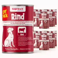 Supravit Hundenassfutter Rind 12 X 410g 4920 g