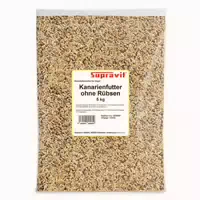 Supravit Kanarienfutter ohne Rübsen | Vogelfutter für Kanarienvögel Aller Arten | für Waterslager, Harzkanarien und Mehr | Ganzjahres Futter für Kanarien Vögel 5 kg