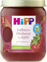 Hipp Bio Fruchtpüree Apfel Pfirsich Waldbeeren 90 g Hipp